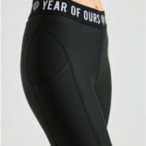Year of Ours Black Performance Leggings with Elastic Waistband